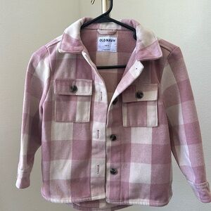 Old Navy Girls Warm Flannel Jacket